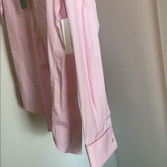 Gieves&Hawkes pink stripe dress shirt size 16 - Picture 4 of 8